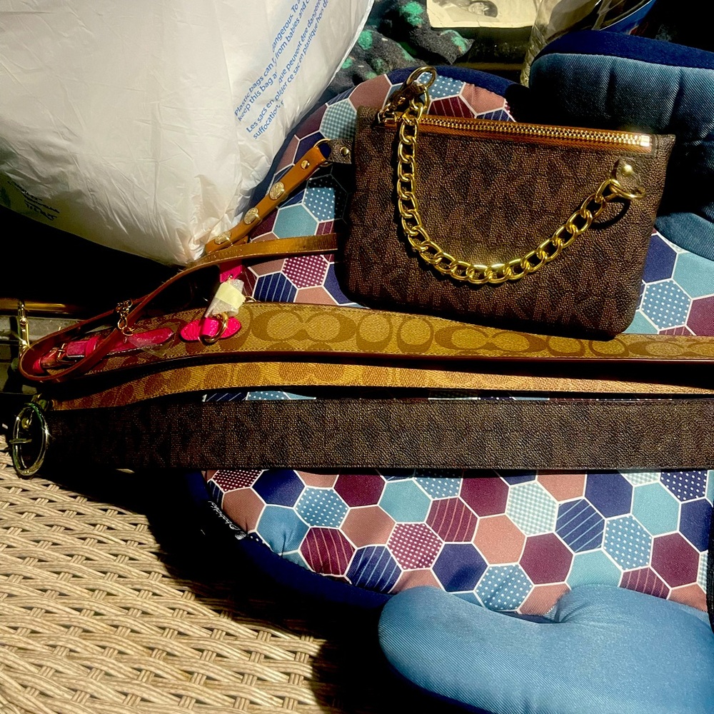 Coach & micheal kors belts